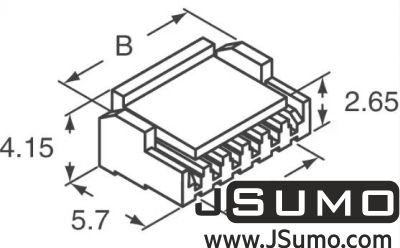 JST - 4 Pos Connector Housing 1.25mm Pitch (1)