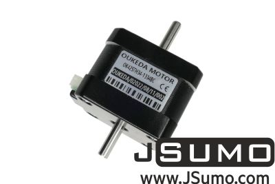 Jsumo - 42BYGH34 Nema17 0.32Nm 1.8 Degrees Double Shaft 42 Stepper Motor