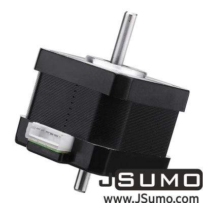 Jsumo - 42BYGH34 Nema17 0.32Nm 1.8 Degrees Double Shaft 42 Stepper Motor (1)