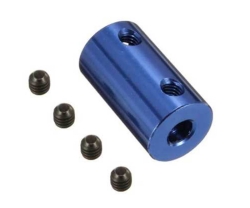 5mm to 8mm 3D Printer Shaft Coupler – Blue - Thumbnail