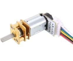 6V 1000 RPM Micro DC Motor with Encoder - Thumbnail