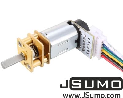  - 6V 150RPM Micro Gear DC Motor with Encoder