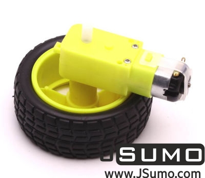 Jsumo - 6V 250 Rpm Plastic Gearmotor & Wheel (1)