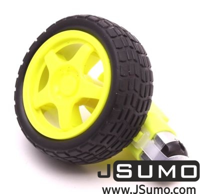 Jsumo - 6V 250 Rpm Plastic Gearmotor & Wheel