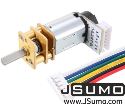 Jsumo - 6V 500RPM Micro DC Motor with Encoder (1)
