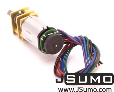 Jsumo - MP12 6V 630 RPM High Power Micro Gearmotor With Encoder (1)