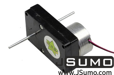 Jsumo - 6V Double Shaft DC Motor with Plastic Gearbox