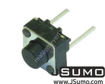 Jsumo - 6X6X3.5mm 2 Leg Button - 2mm (IC-200A)