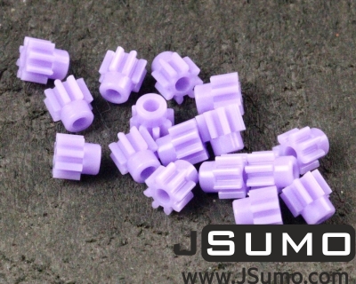  - 8T 0.5 Module Purple Plastic Spur Gear