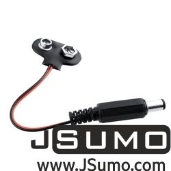 Jsumo - 9V Battery Clip- With Jack