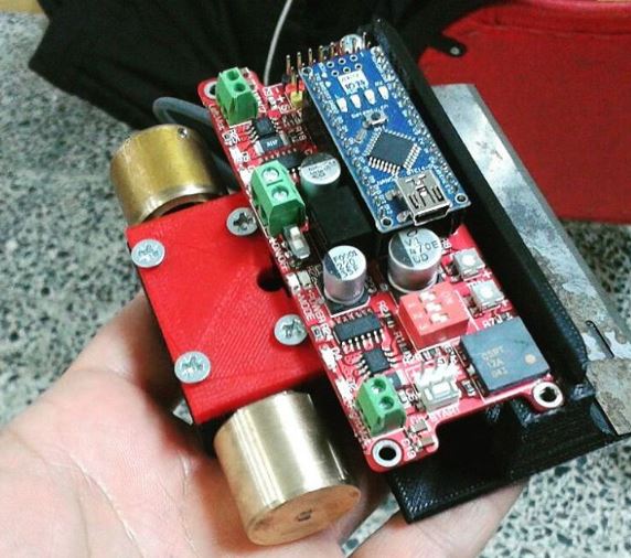 minisumo robot circuit with arduino