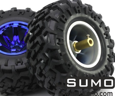 Jsumo - All Terrain Robot Wheel Pair (130mm x 59mm) (1)