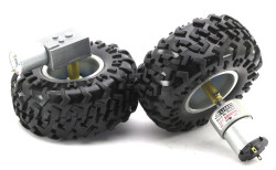 All Terrain Robot Wheel Pair (130mm x 59mm) - Thumbnail