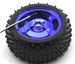 All Terrain Robot Wheel Pair (87mm x 39mm) - Thumbnail