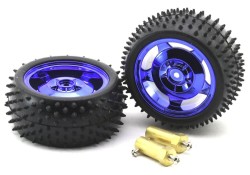 All Terrain Robot Wheel Pair (87mm x 39mm) - Thumbnail