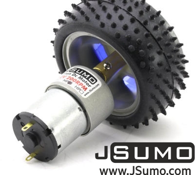 Jsumo - All Terrain Robot Wheel Pair (87mm x 39mm)