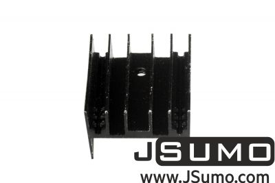  - Aluminum Heat Sink (23mm x 25mm x 16mm)