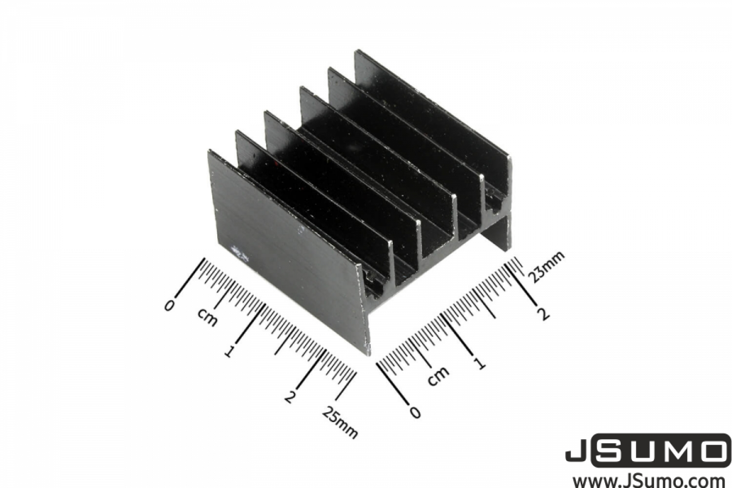 MING-MCZ Durable Aluminum Heat Sink 100 x 25 x 10mm Easy to Assemble