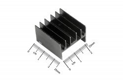 Aluminum Heat Sink (23mm x 25mm x 16mm) - Thumbnail