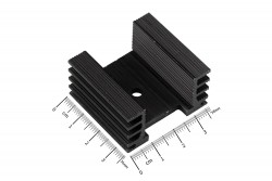 Aluminum Heat Sink (36mm x 38mm x 20mm) - Thumbnail