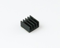 Aluminum Heatsink 9x9x5mm Black - Thumbnail