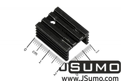 10x Aluminum Heatsink Heat Sink Sets for TO-220 Transistor 20x15x10mm  X 