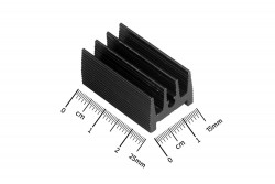 Aluminum TO 220 Heat Sink (25mm x 15mm x 12mm) - Thumbnail