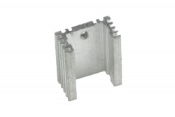 Aluminum TO 220 Heat Sink (18mm x 21mm x 10mm) - Thumbnail