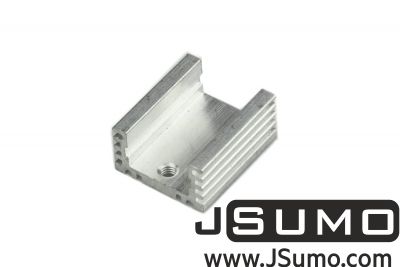 Jsumo - Aluminum TO 220 Heat Sink (18mm x 21mm x 10mm)