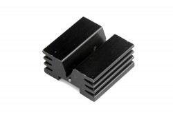 Aluminum TO 220 Heat Sink (25mm x 27mm x 13mm) - Thumbnail