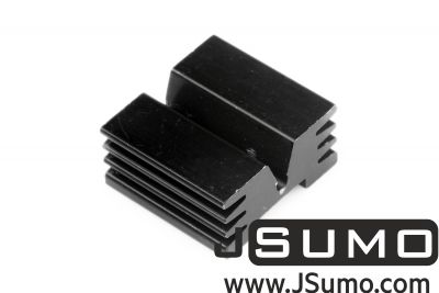  - Aluminum TO 220 Heat Sink (25mm x 27mm x 13mm) (1)