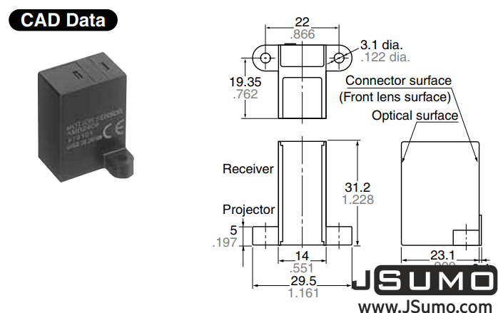 AMBA2409 Infrared Motion Sensor (Legend Sumo Sensor)