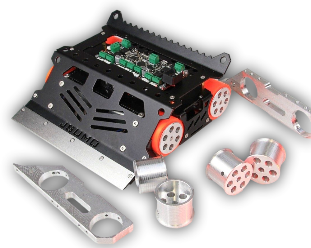 Apocalypse Sumo Robot (4x4 Sumo Robot with Maxon Motors - Non-Magnetic Type 3Kg) - Thumbnail