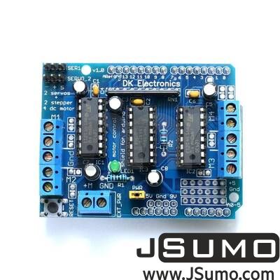 Jsumo - Arduino L293D Motor Driver Shield - Adafruit