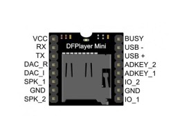 Arduino MP3 Player Module with Micro SD Card Input - Thumbnail