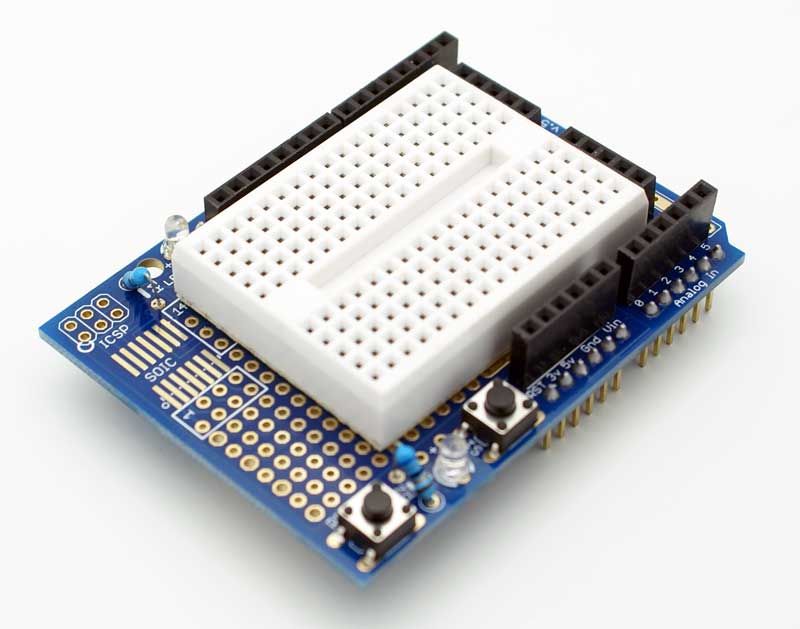 Arduino Protoshield for Basic Prototyping Electronics Projects