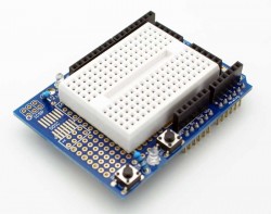  - Arduino ProtoShield with 170 Pinhole Breadboard