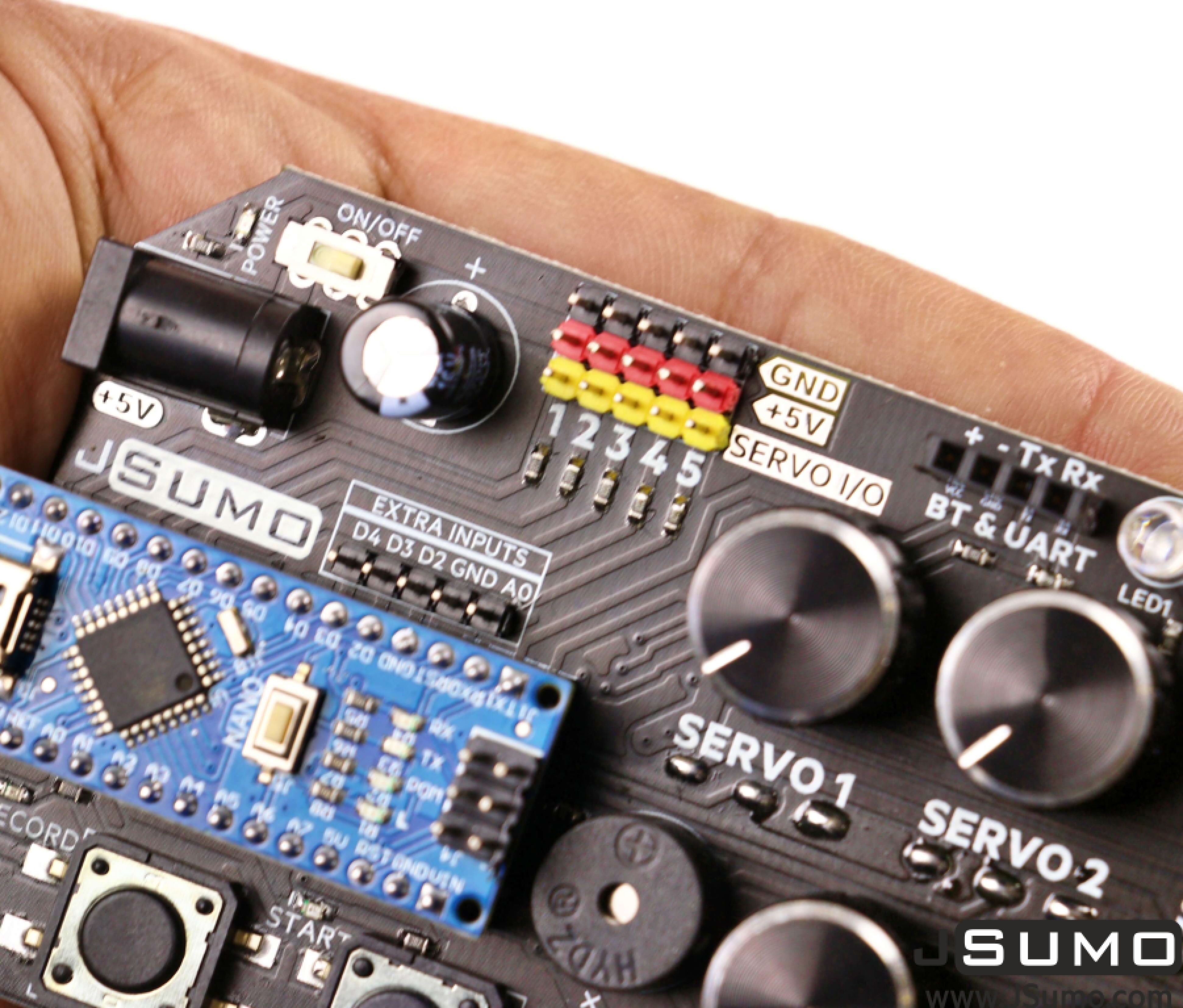 ARMBOT Control - Servo Motor Controller Board with Arduino Nano