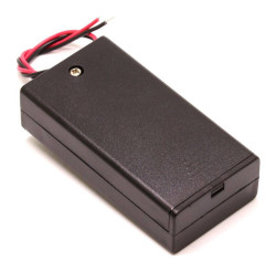 Battery Holder 2 x AA with Cover - Thumbnail