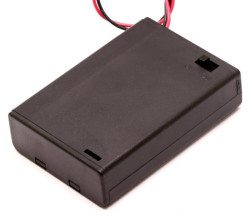 Battery Holder 3 x AA with Cover and Switch - Thumbnail