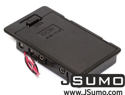 Jsumo - Battery Holder 6 x AA with Cover (Panel Mount)
