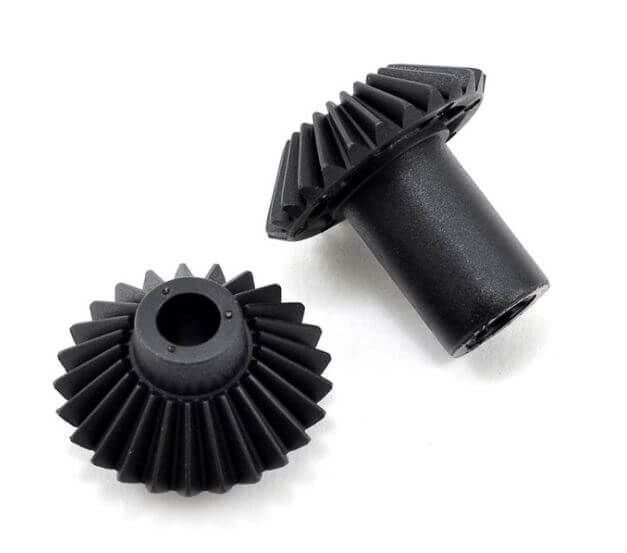 Bevel Gear Set (Black Delrin Plastic) Gears Jsumo