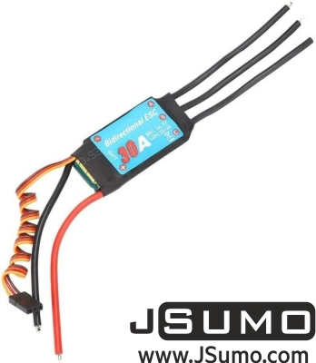Jsumo - Bidirectional ESC 30A - Compatible with Underwater Motor