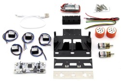 Black Magic Mini Sumo Robot Kit (Full Kit - Not Assembled) - Thumbnail