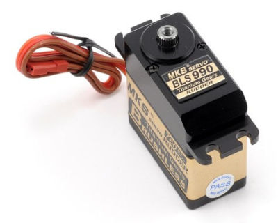 MKS - BLS990 Titanium Gear, Brushless Ultra Speed Servo