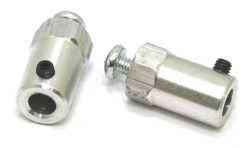 Jsumo - CNC Machined 12mm HEX Hubs (6mm Hole - Pair) (1)