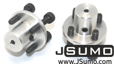 Jsumo - CNC Machined Mounting Hubs (3mm Hole - Pair)