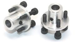 Jsumo - CNC Machined Mounting Hubs (6mm Hole - Pair)