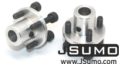 CNC Machined Mounting Hubs (6mm Hole - Pair)