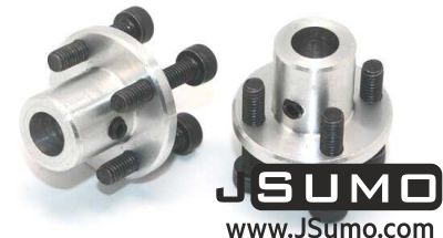  - CNC Machined Mounting Hubs (8mm Hole - Pair)